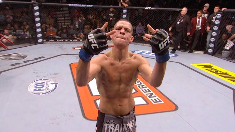 Nate Diaz открытая тренировка