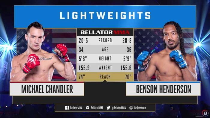 Видео боя: Майкл Чендлер - Бенсон Хендерсон (Bellator 243)