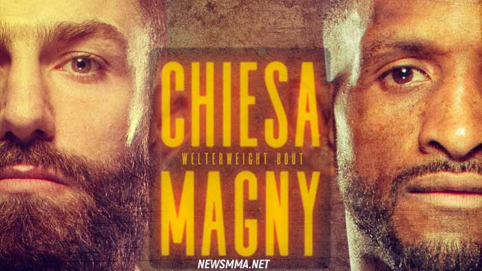 Где смотреть UFC on ESPN 20: Майкл Кьеза - Нил Магни