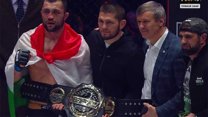 Фаридун Одилов - новый чемпион EFC в среднем весе