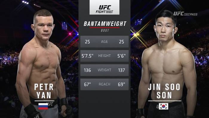 Видео боя: Петр Ян vs Джин Су Сон (UFC Fight Night 136)