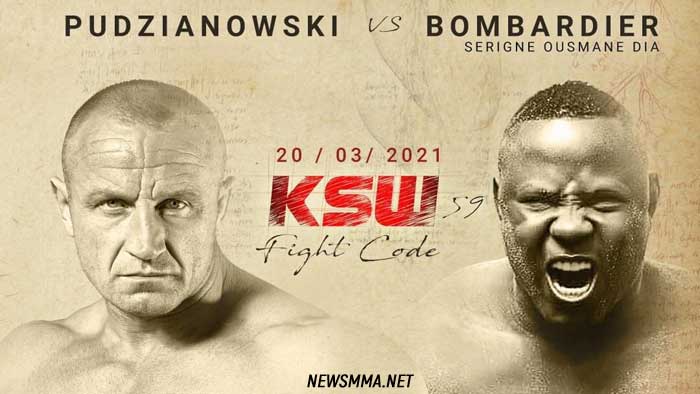 KSW 59: Пудзяновски - Диа прямая трансляция онлайн