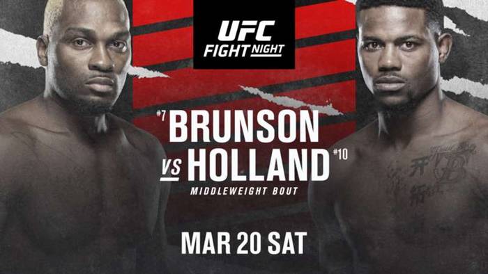 Где смотреть UFC on ESPN 21: Дерек Брансон - Кевин Холланд