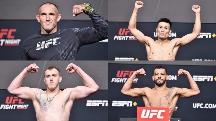 Результаты взвешивания UFC on ESPN 25: Корейский Зомби - Дэн Иге