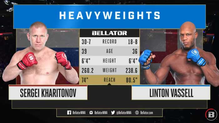 Видео боя: Линтон Васселл - Сергей Харитонов (Bellator 234)
