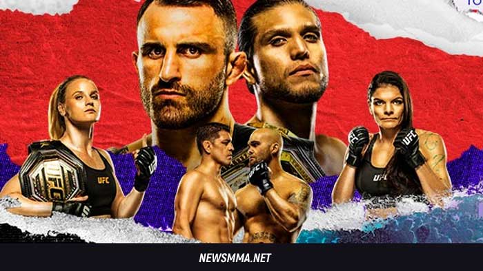UFC 266 Волкановски - Ортега, Диаз - Лоулер прямая трансляция онлайн