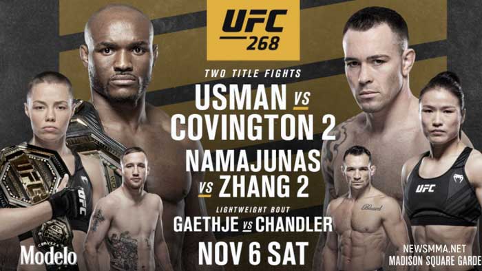 Где смотреть UFC 268: Камару Усман - Колби Ковингтон 2