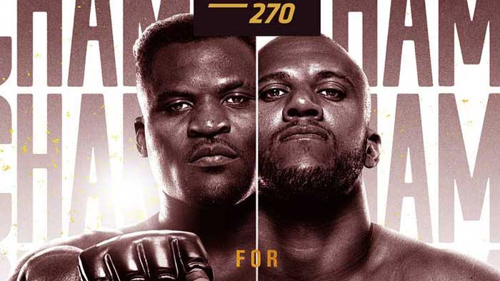 Где смотреть UFC 270: Сирил Ган - Фрэнсис Нганну