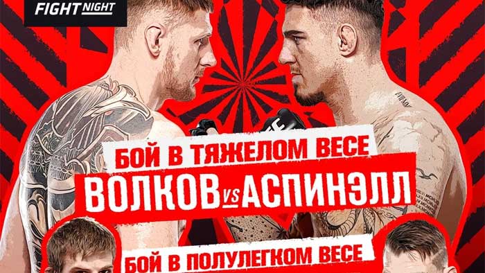 Результаты UFC Fight Night 204: Александр Волков - Том Аспинэлл