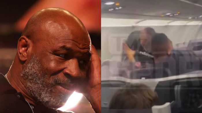 Видео: Майк Тайсон подрался с пассажиром самолета