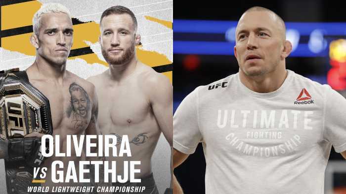 Сен-Пьер не сумел назвать победителя боя Гэтжи - Оливейра на UFC 274