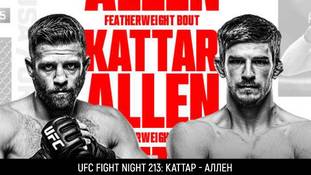 UFC Каттар Аллен прямой эфир смотреть онлайн