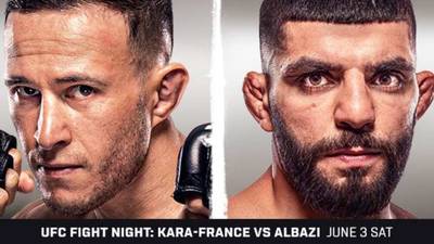 UFC on ESPN 46 Кара-Франс - Альбази прямая трансляция онлайн