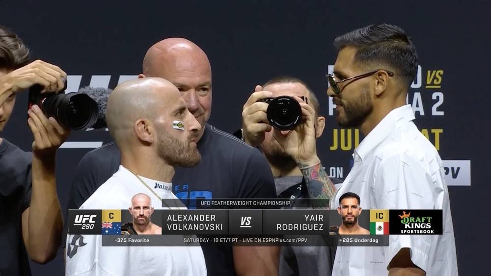 Видео: пресс-конференция UFC 290 Волкановски - Родригес