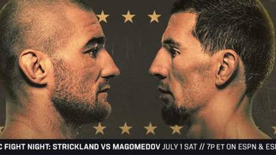 UFC on ESPN 48 Стриклэнд - Магомедов прямая трансляция онлайн