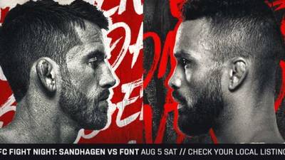 UFC on ESPN 50 Сэндхаген - Фонт прямая трансляция онлайн