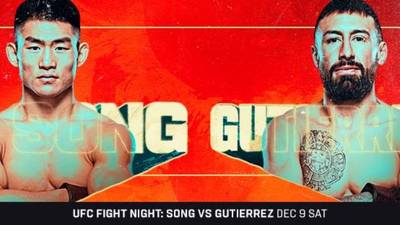 UFC Fight Night 233 Сонг - Гутьерес прямая трансляция онлайн