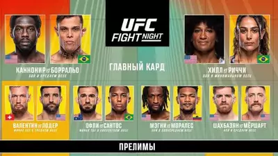 Результаты UFC on ESPN 62: Кайо Борральо - Джаред Каннонье