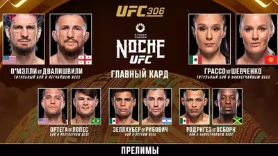 UFC 306 смотреть онлайн