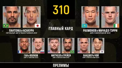 UFC 310 смотреть онлайн