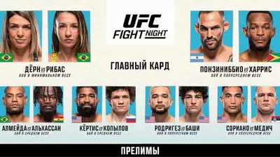 Результаты UFC Fight Night 249: Аманда Рибас - Маккензи Дерн