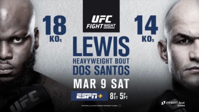 Результаты UFC Fight Night 146: Деррик Льюис - Джуниор Дос Сантос