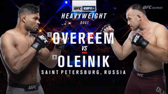 Результаты UFC Fight Night 149: Алистер Оверим - Алексей Олейник