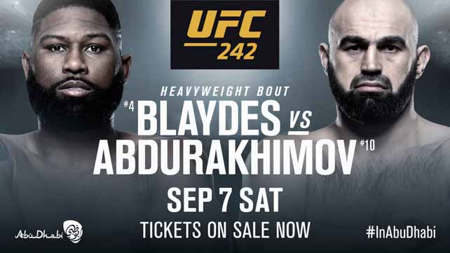Шамиль Абдурахимов и Кёртис Блэйдс проведут бой на UFC 242